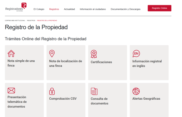 REGISTRO DE LA PROPIEDAD